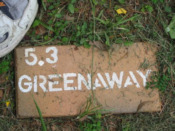GREENAWAY;  | Slacks Creek St Mark's Anglican cemetery, Daisy Hill, Logan City  | 