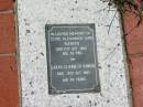 
Clyde Alexander James RANKIN
13 Oct 1982
76 yrs

Sarah Elizabeth RANKIN
18 Oct 1983
76 yrs

St Margarets Anglican memorial garden, Sandgate, Brisbane

