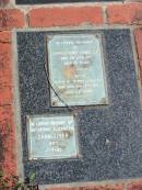 
Charles Henry ZAHNLEITER
2 Apr 1971
aged 86

daughter
ELWYN
(wife of Dudley CARPENTER)
11 Sep 1971
aged 53

Catherine Elizabeth ZAHNLEITER
17-7-83

St Margarets Anglican memorial garden, Sandgate, Brisbane

