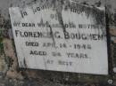 
Florence G BOUGHEN
14 Apr 1946, aged 64
Stone Quarry Cemetery, Jeebropilly, Ipswich
