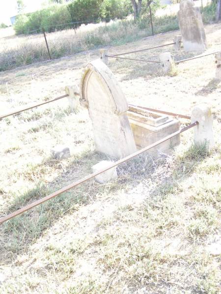 Michael MAUCH,  | died 18 Sept 1884 aged 64 years;  | Barbara Weishadle,  | wife,  | died 25 Dec 1889 aged 65 years;  | Swan Creek Anglican cemetery, Warwick Shire  | 