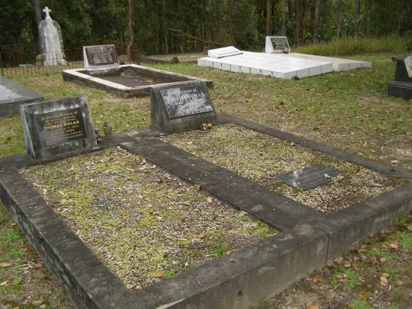 Thomas DOLAN,  | husband father,  | 3-9-1919 - 8-2-1983 aged 63 years,  | wife Thelma;  | Thelma DOLAN,  | born 14-10-1926,  | died 20-3-1992;  | Tallebudgera Catholic cemetery, City of Gold Coast  | 