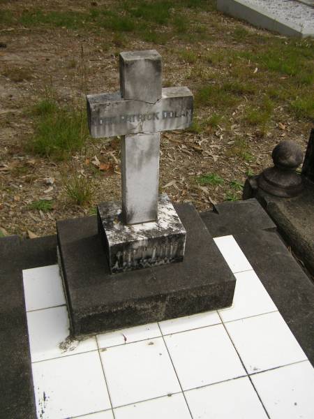 Richard Edward DOLAN,  | son brother,  | died 8-8-1965 aged 3 1/2 years;  | John Patrick DOLAN,  | aged 11 weeks;  | Tallebudgera Catholic cemetery, City of Gold Coast  | 