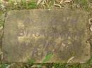 M. Evelyn BIRMINGHAM,
died 27-9-70;
Tallebudgera Catholic cemetery, City of Gold Coast