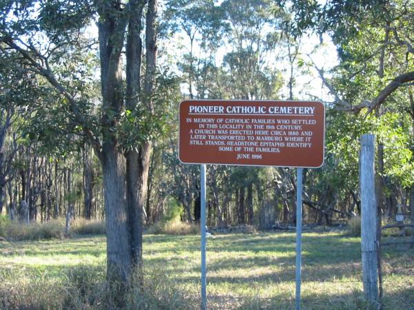 Tallegalla Pioneer Catholic Cemetery  | 