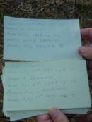 Sarah KENNEDY
12 Jul 1898
aged 48
John P SHERLOCK
26 Apr 1908
aged 54
Annie Maria SHERLOCK
1 Jul 1921
aged 71
Sarah H KENNEDY
12 Jul 1897
aged 54
John P SHERLOCK
6 Apr 1908
aged 52
Annie Maria SHERLOCK
1 Jul 1921
aged 71
John Patrick KENNEDY
22 May 1931
aged 59
Tamborine Catholic Cemetery, Beaudesert