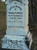 Thomas PLUNKETT
2 Sep 1913
aged 73
wife
Maria (PLUNKETT)
9 Jan 1939
aged 90
Tamborine Catholic Cemetery, Beaudesert