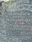 Robert Albert BOYD
17 Jul 1949, aged 72
(wife) Ruth Eleanor BOYD
26 Feb 1962, aged 80
Tamrookum All Saints church cemetery, Beaudesert