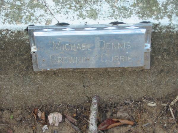 William WILLIAMS  | 24 Aug 1927, aged 80  | (wife) Emily WILLIAMS  | 24 Jun 1929, aged 78  |   | Katie WILLIAMS  | b: 1891, d: 1987  |   | Michael Dennis BROWNING-CURRIE  |   | Betty M WILLIAMS  | b: 6 Apr 1930, d: 10 Jun 2002  | Daughter of Katie  |   | Tamrookum All Saints church cemetery, Beaudesert  | 