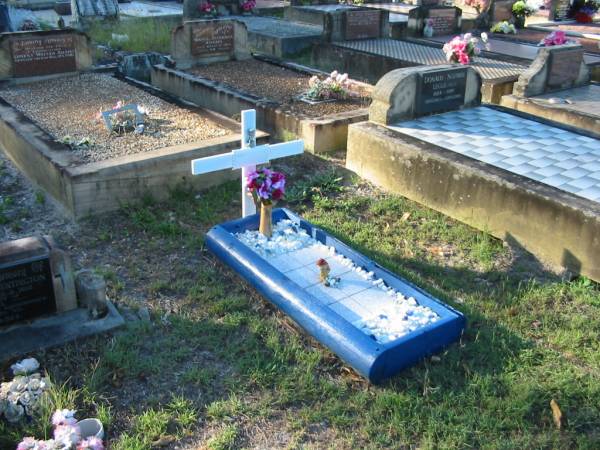 Aaron M.W. VAN TENT,  | aged 2 years;  | Tea Gardens cemetery, Great Lakes, New South Wales  | 