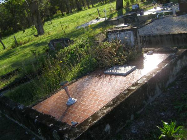 Shirley YATES,  | died 14 April 1945 aged 18 years;  | Aaron YATES,  | died 28 Aug 1933 aged 48 years;  | Florence May DELORE,  | mother,  | died 15 Aug 1971 aged 82 years;  | Tea Gardens cemetery, Great Lakes, New South Wales  | 