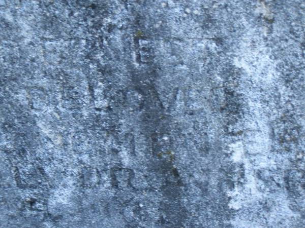 Ell? ?IETT;  | ??LLY 1980;  | Tea Gardens cemetery, Great Lakes, New South Wales  | 