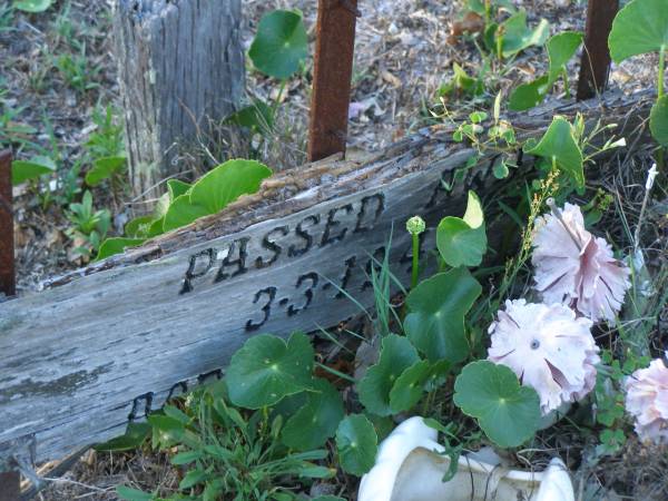 ????,  | died 3-3-1946;  | Tea Gardens cemetery, Great Lakes, New South Wales  | 