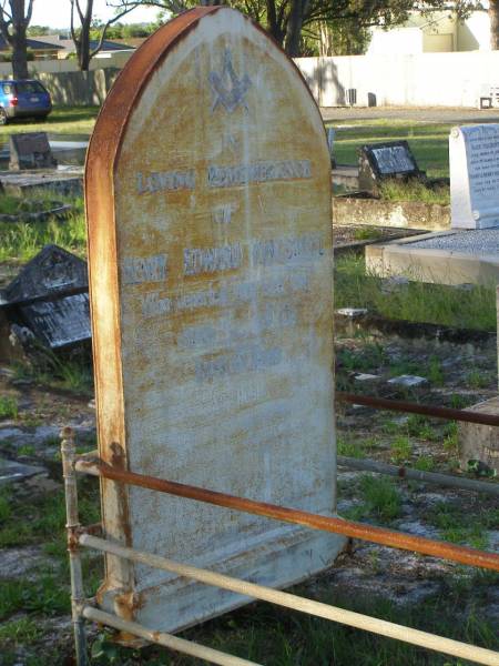 Henry Edward KINGSMILL,  | died 1 June 1915 aged 87 years;  | Tea Gardens cemetery, Great Lakes, New South Wales  | 