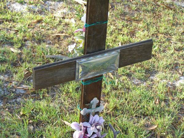 Trevor Johnny NEEMS,  | died 28-6-2002 aged 76 years;  | Tea Gardens cemetery, Great Lakes, New South Wales  | 