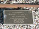 Ivy R. Duffy DOHERTY,
22 June 1022 - 24 Aug 2008,
daughter mother sister;
Tea Gardens cemetery, Great Lakes, New South Wales