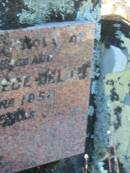 Clarence Bede DELORE,
died 18 June 1958 aged 71 years,
husband;
Tea Gardens cemetery, Great Lakes, New South Wales