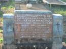 Leslie Frederick ENGEL,
husband father,
died 15 March 1959 aged 68 years;
Eliza Helen ENGEL,
mother,
died 2 March 1964 aged 68 years;
Tea Gardens cemetery, Great Lakes, New South Wales