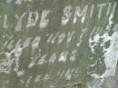 Robert Clyde SMITH,
son brother,
accidentally killed 7 Nov 1938 aged 21 years;
Tea Gardens cemetery, Great Lakes, New South Wales