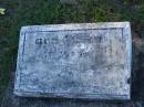 Gladys ORONKETT,
died 26-12-90 aged 73 years;
Tea Gardens cemetery, Great Lakes, New South Wales