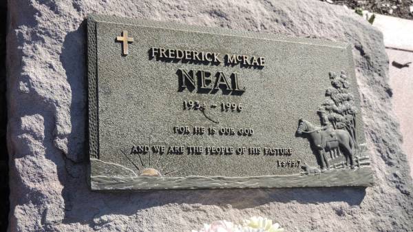Frederick McRae NEAL  | b: 1934  | d: 1996  |   | The Gums Cemetery  | 