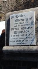 Peter William HUSKISSON
b: 4 Dec 1957
d: 13 Apr 1976
The Gums Cemetery