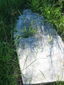 
Robert WILSON, husband,
died 26 Oct 1907 aged 56 years;
Wilson Family Private Cemetery, The Risk via Kyogle, New South Wales
