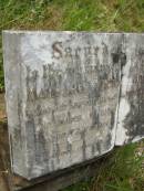 
Margaret FORBES,
died 1 Nov 1916 aged 72 years;
Joseph FORBES,
died 4 Oct 1917 aged 69 years;
Tiaro cemetery, Fraser Coast Region
