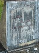 
Elias HAYDEN,
died 24 March 1952 aged 65 years;
Luise Mathilde HAYDEN,
died 28 Nov 1957 aged 73 years;
Tiaro cemetery, Fraser Coast Region
