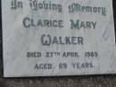 
Clarice Mary WALKER
27 Apr 1985 aged 69
Toogoolawah Cemetery, Esk shire
