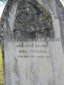 
Thomas Alexander GRIEVE
20 Jun 1916 aged 25
Toogoolawah Cemetery, Esk shire
