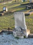 
Marion, wife of John T. FRANCIS,
died 18 June 1921 aged 24 years;
Marion Charlotte,
died 29 Jan 1918;
Toogoolawah Cemetery, Esk shire
