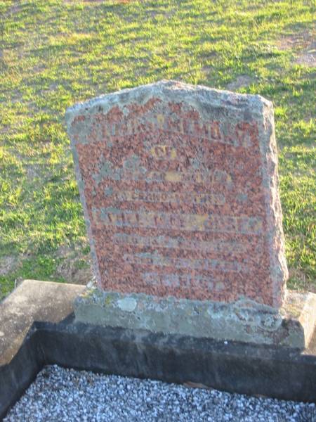 Ethel May JOSEY  | 14 Nov 1975 aged 75  | Toogoolawah Cemetery, Esk shire  | 