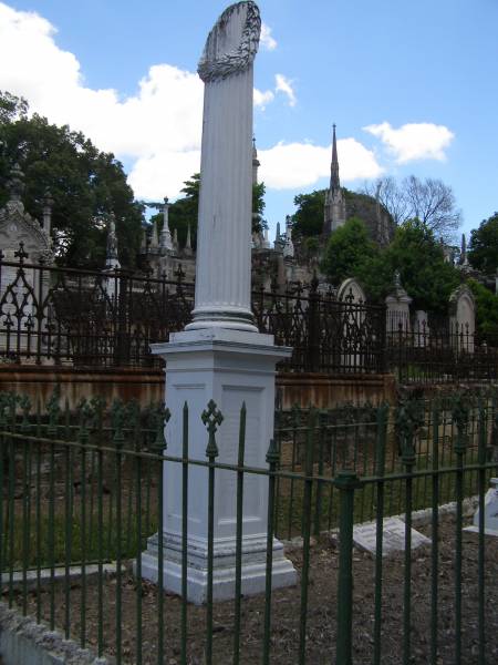 Toowong Cemetery por: 13, sect: 55, grave:4;  | Hobbs William, 09 / 12 / 1890;  | Bourne Emily, 24 / 01 / 1915;  | Hobbs Ann, 02 / 10 / 1875;  | Bourne Cicely Orton, 20 / 06 / 1908, 18 years;  | Hobbs Anna Luisa, 14 / 02 / 1914;  | Hobbs Edwin, 14 / 06 / 1929, 53 years;  | Bourne Clfred Edward, 26 / 07 / 1972, 0 years;  | Bourne Muriel Eleanor, 06 / 11 / 1964;  | Bourne Joseph Orton, 28 / 11 / 1931, 87 years;  |   | Edward HOBBS,  | d: Redcliffe 4 Jan 1875, aged 13yrs 9Mon;  | Alfred HOBBS,  | d: 30 Nov 1878, aged 19;  |   | Arthur HOBBS,  | d: 24 Feb 1926, aged 55;  |   | Edwin HOBBS,  | d: 13 Jun 1929, aged 53;  | Alice Mary Graham,  | d: 29 Jul 1944, aged 71;  |   | Anna Louisa HOBBS,  | d: 13 Feb 1914, aged 79;  |   | William HOBBS;  |   | Cicely Orton BOURNE,  | d: 19 Jun 1908, aged 18;  |   | Emily (BOURNE),  | wife of J O BOURNE,  | d: 23 Jan 1815, aged 56;  |   | Joseph Orton BOURNE,  | d: 27 Nov 1931 aged 87;  | Joseph William (Jack) BOURNE,  | d: San Francisco 7 Sep 1934, aged 36;  | Muriel Eleanor BOURNE,  | d: 9 Feb 1962, aged 76;  | 
