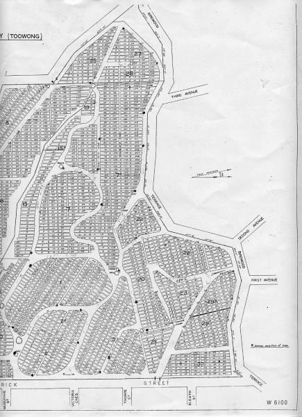 Brisbane General Cemetery (Toowong)  | General Plan (Eastern half)  | 