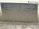 Ann HILL,
daughter of Walter & Jane HILL,
of Botanic Gardens Brisbane,
born 25 April 1850,
died 1 Nov 1871;
Jane HILL,
died 25 June 1888 aged 70 years;
Walter HILL,
first superintendent Brisbane Botanic Gardens,
died 4 Feb 1904 aged 83 years;
Mary HAMILTON,
died 10 Sept 1921 aged 64 years;
Toowong cemetery, portion 6, section 21, grave 9