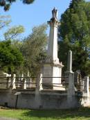 John PERTIE (senr)
b: 16 Jan 1822
d: 9 Dec 1892
aged 71
Also his wife
Jane K PETRIE
d: 16 Dec 1896
aged 71
and their son
George (PETRIE)
d: 14 Oct 1949
aged 80
----
George Barney PETRIE
d: 21 Jun 1878
aged 39
(youngest son of the late Andrew PETRIE)
Clarice Isabel COUTS
b: 31 Mar 1886
d: 18 Aug 1887
(second daughter of James Ross and Isabella Coutts)
John Petrie COUTTS
d: 21 Jun 1955
his brother
Donald COUTTS
d: 30 Jun 1956
James Ross COUTTS
d: 17 Mar 1959
----
Jean Petrie COUTTS
d: 8 Aug 1966
aged 81
----
Andrew Donald PETRIE
Ellen (Nell) PETRIE (ne REID)
----
John PETRIE
d: 20 Mar 1887
aged 29
(second son of John and Jane K PETRIE)
Agnes BAYNES (nee PETRIE)
d: 27 Aug 1887
aged 22
their fourth daughter
(wife of George BAYNES)
James PETRIE
d: 16 Jul 1905
aged 44
third son
(husband of Annie PETRIE)
children of above James and Annie PETRIE
Agnes Florence PETRIE
d: 25 Nov 1914 aged 28
James Bertram PETRIE
d: 29 Jul 1914 aged 27
Myfanwy Ann PETRIE
d: 17 Dec 1895, aged 14 months
-----
Andrew PETRIE
d: 21 Jun 1896, aged 71
James Ross COUTTS
d: 19 Jul 1911, aged 61
(husband of Isabella Coutts)
Amelia COUTTS
d: 22 Jan 1900, aged 5
(their fifth daughter)
Hilda Ross COUTTS
d: 13 Sep-1920, aged 31
(their third daughter)
Isabella COUTTS
d: 17 Mar 1932
Brisbane General Cemetery (Toowong)