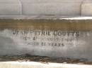 Jean Petrie COUTTS
d: 8 Aug 1966
aged 81
Brisbane General Cemetery (Toowong)
