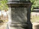 Alexandrina EDMONDSTONE
d: 19-Jul-1888, aged 72
Brisbane General Cemetery (Toowong)