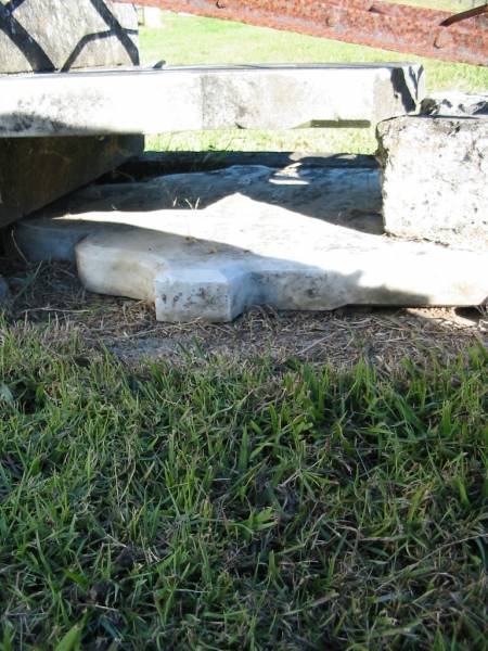 M.A.E. BEUTEL  | B: 12 Mar 1858  | D: 16 Mar 1908  |   | Tygum Pioneer Cemetery, Logan City  | 