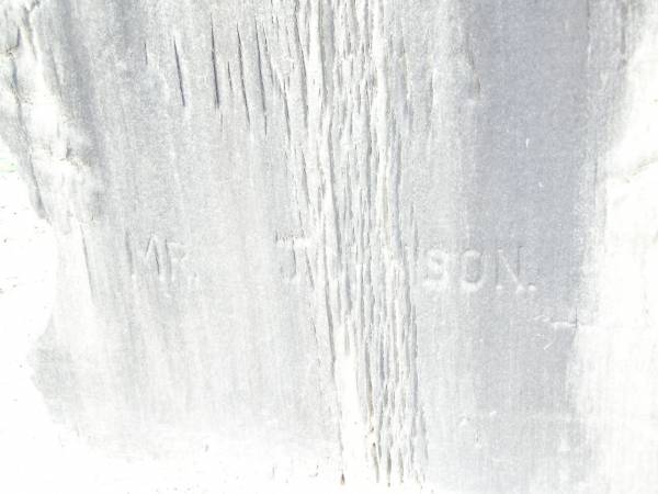 Mr JOHNSON;  | Upper Caboolture Uniting (Methodist) cemetery, Caboolture Shire  | 