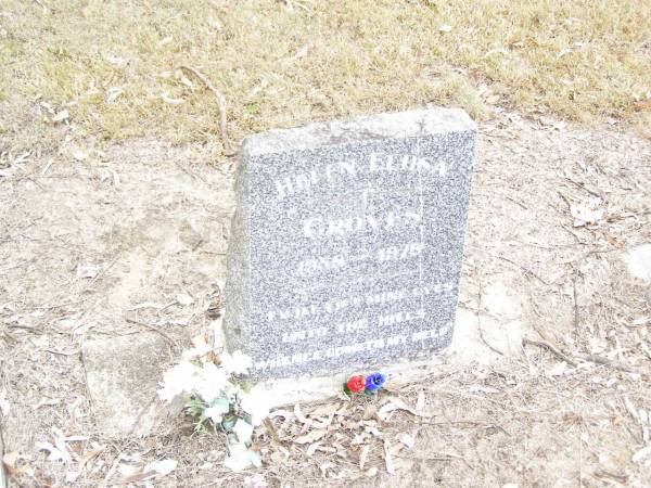 Helen Eliisa GROVES,  | 1958 - 1978;  | Upper Caboolture Uniting (Methodist) cemetery, Caboolture Shire  | 