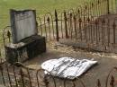 George PETTIFER,
father,
died 5 Aug 1912 aged 46? years;
John,
son brother,
aged 14 years;
Lawrence,
son brother,
aged 4 years;
erected by wife & family;
Upper Coomera cemetery, City of Gold Coast