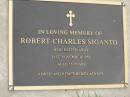 Robert Charles SIGANTO,
died 21 Nov 1952 aged 55 years;
Upper Coomera cemetery, City of Gold Coast