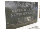 Kevin William Newburn SMITH,
died 16-1-2002 aged 84 years;
Upper Coomera cemetery, City of Gold Coast