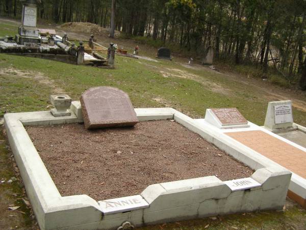 Annie HART,  | mother,  | died 13 June 1954 aged 81 years;  | John Francis HART,  | father,  | died 12 May 1951 aged 78 years;  | Upper Coomera cemetery, City of Gold Coast  | 