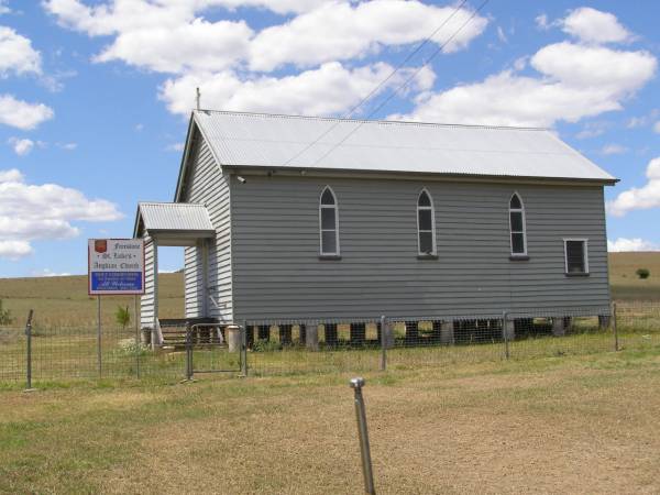 St Luke's Anglican church, Freestone;  | Upper Freestone Cemetery, Warwick Shire  | 