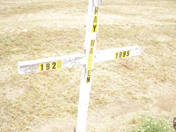 Ray WALLEN,  | 1920 - 1995;  | Warra cemetery, Wambo Shire  | 
