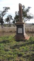
John Donald McLEAN
d: Westbrook 16 Dec 1866 aged 46
colonial treasurer of Queensland

Westbrook cemetery, Toowoomba region

