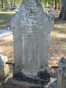 Dorothy (FALKENHAGEN)
wife of Ernest FALKENHAGEN
2 Jul 1916, aged 28
Wonglepong cemetery, Beaudesert